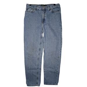 VTG 90s Lauren Ralph Lauren Womens 10 High Rise Tapered Mom Jeans Stained Flaw